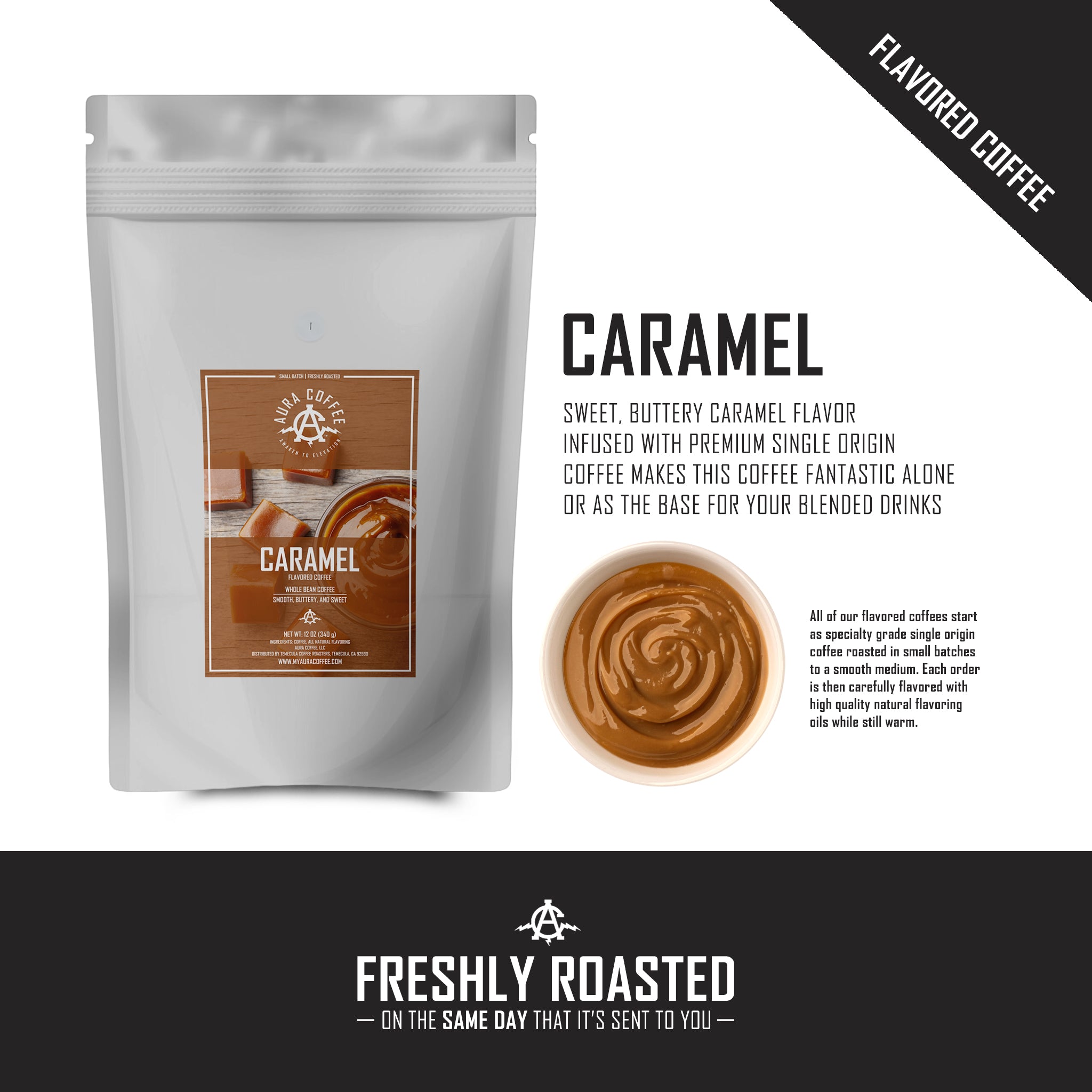 Caramel Coffee - Rich, Buttery Sweetness in Every Cup

