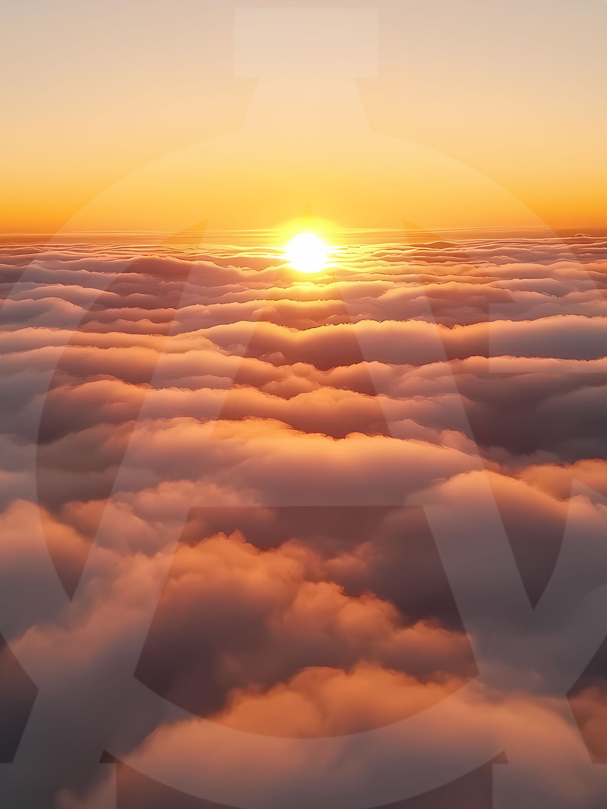 Aura Logo over clouds for Awaken to Elevation