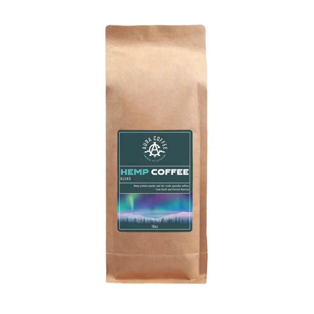 Aura Coffee Hemp Coffee.
