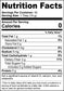 Aura Coffee Hemp Coffee Nutrition facts.